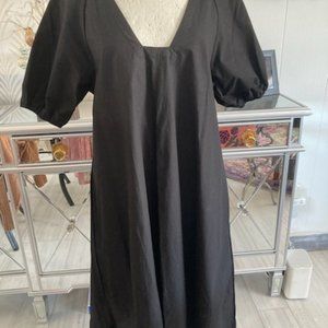 Never A Wallflower Marakesh Midi Dress in Black Size S New~Pockets